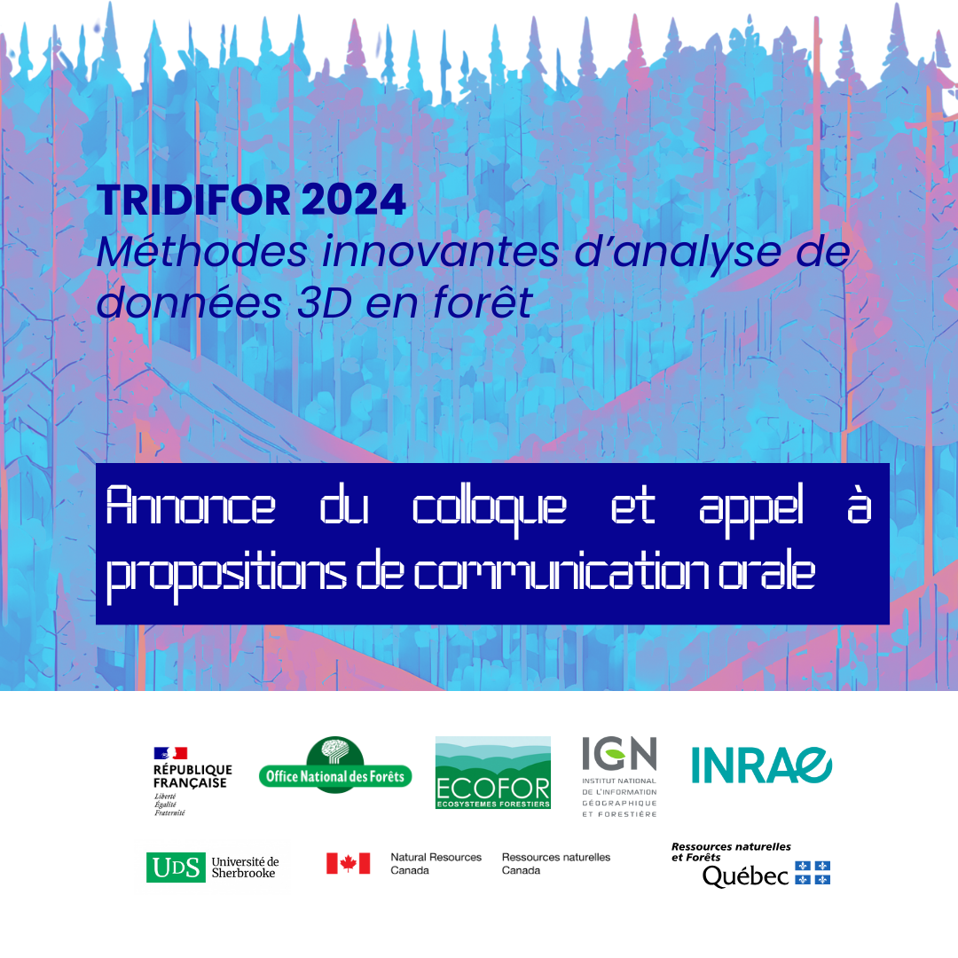 TRIDIFOR 2024 - Méthodes innovantes d'analyse de données 3D en forêt